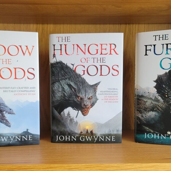 **ALL SIGNED** Bloodsworn Trilogy by John Gwynne, HC, Shadow of the Gods - Picture 2 of 9